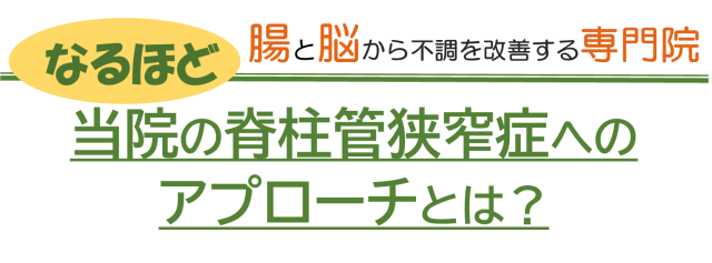 なるほど、当院の脊柱管狭窄症へのアプローチとは？